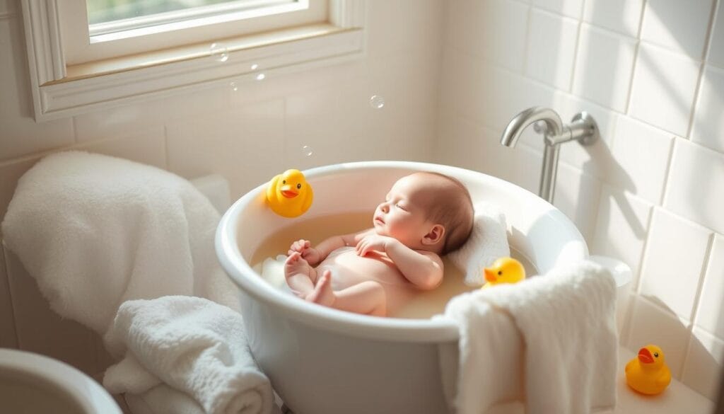 Newborn bathing